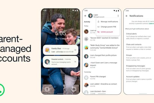Mas o Meta permitirá que crianças menores de 13 anos usem o WhatsApp com contas gerenciadas pelos pais