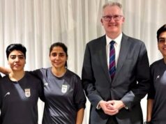 Cinco jogadores iranianos receberam asilo na Austrália