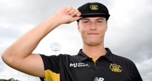 SHEFFIELD SHIELD: O lançador rápido Albert Esterheysen fez sua estreia no confronto de WA com Queensland