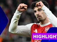O pênalti tardio de Huertz valeu ao Arsenal o empate em Leverkusen.