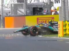 A jovem arma da Mercedes trouxe a bandeira vermelha