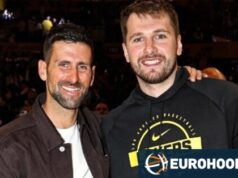 Novak Djokovic: Ele também assistiu basquete em… LA também – “Ele é o GOAT”, disse Doncic.