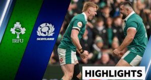 Destaques do Six Nations 2026: Irlanda 43-21 Escócia