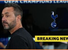 Tottenham em negociações com Roberto De Zerbi
