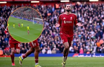 Dominik Szoboszlai marca um livre impressionante e dá ao Liverpool a vantagem sobre o Tottenham