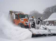 Aviso de neve forte Pode ser configurado até 18 polegadas