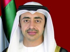 Abdullah bin Zayed discute por telefone com vários ministros das Relações Exteriores as repercussões dos flagrantes ataques com mísseis iranianos