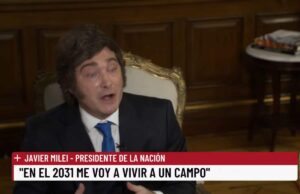 Xavier Miley garantiu que se se tornar presidente até 2031, irá morar no campo.