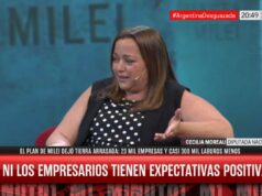 Cecilia Moro acusou Xavier Miley de governar atrás do povo e sem empatia.