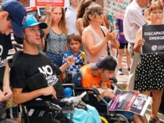 Protesto de famílias pelo cumprimento da lei emergencial de invalidez e atraso no pagamento POLÍTICA El Intransigente