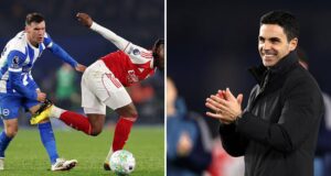 Pascal Gross diz que o Arsenal está perdendo tempo após derrota estreita em Brighton