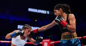 Gabriella Fundura estende sequência de nocautes, supera Viviana Ruiz e mantém a coroa de 112 libras