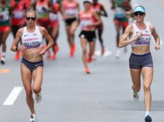 O campeonato de meia maratona dos EUA foi lançado ao caos depois que os líderes abandonaram inesperadamente o percurso