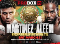 Lester Martinez, ansioso por uma oportunidade de título, tem o ‘projeto’ para Canelo.