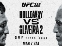 UFC 326: Holloway x Oliveira 2 – Resultados iniciais e destaques