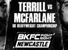 BKFC Newcastle: Terrill x McFarlane – resultados completos e destaques