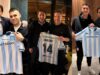 o reencontro de Diego Milito com Lautaro Martínez, Juan Musso e Cholo Simeone
