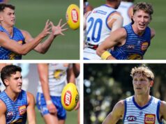 Os West Coast Eagles estão contratando quatro novatos para a abertura da temporada, incluindo três escolhas de primeira rodada do draft