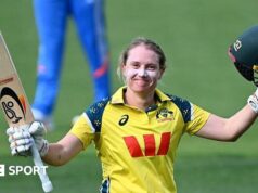 Austrália x Índia: Alyssa Healy atinge 158 no ODI final enquanto os anfitriões varrem a série