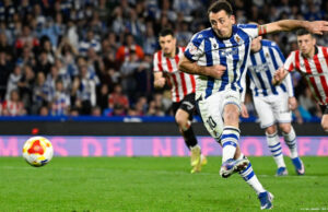 Liga dos Campeões da Real Sociedad (P.) (1-0) Gol 1-0