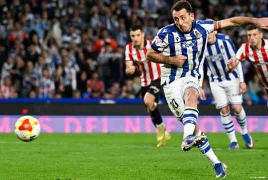 Liga dos Campeões da Real Sociedad (P.) (1-0) Gol 1-0