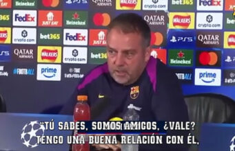 “É o Xavi quem deveria responder se fosse hora de conversar, espero que isso não nos afete”