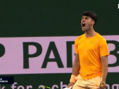 Alcaraz é o terror da França a caminho das oitavas de final na Índia