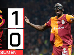 Galatasaray 1-0 Liverpool: Resumo e gols | Liga dos Campeões (oitavas de final, Primeira Liga)