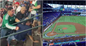 Uma luta justa no Clássico Mundial de Beisebol entre México e Estados Unidos