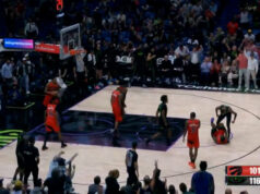 A celebração mais ultrajante da temporada da NBA