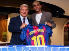 Uma foto com Laporta um dia antes da eleição