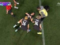 Raso recebeu um forte golpe no rosto