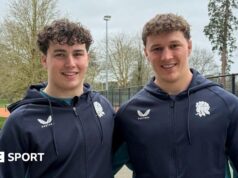 Os irmãos Connor e Declan Treacy serão os capitães da Inglaterra neste fim de semana.