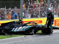 Vídeo A terrível queda de Antonelli no final do último treino livre de F1 na Austrália