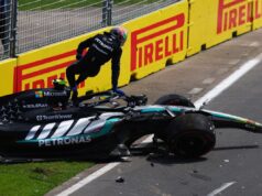 Russell Top interrompeu o TL3 quando Antonelli sofreu uma forte queda