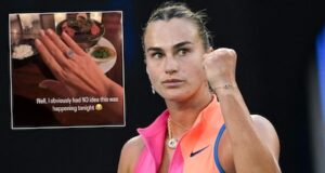 Dica sutil depois de ouvir o Aberto da Austrália: a famosa tenista Aryna Sabalenka oferece