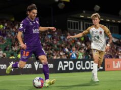 Homem da A-League: Luca Tevier, meio-campista do Perth Glory, se sente confiante depois de deixar o NPL