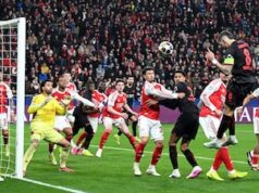 Liga dos Campeões ao vivo | Leverkusen assume vantagem surpreendente na final contra o Arsenal