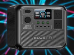 A estação de energia Bluetti AC70 768Wh 1.000W LiFePO4 é 20% mais barata no AliExpress do que na Amazon