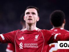 ‘Tão puro quanto você pode acertar!’ Robertson deu a liderança ao Liverpool