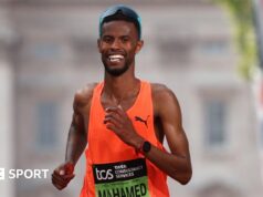 Muhammad Muhammad: O britânico está equilibrando o treinamento para a Maratona de Londres com o jejum do Ramadã.