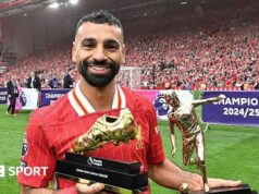 BBC Sport Weekly Quiz: Quantas Chuteiras de Ouro da Premier League Mohamed Salah ganhou?