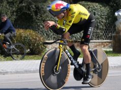 Wout van Aert voou a todo vapor e usou as rodas de disco duplo novamente para um contra-relógio. Tirreno-Adriático