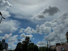 O clima para este sábado, 7 de março em Santiago del Estero: está previsto um dia com céu nublado e máxima de 28 graus.