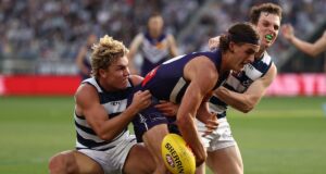 Análise de três palavras de cada Fremantle Docker na primeira rodada para Geelong