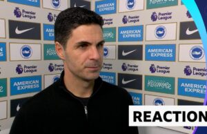 Entrevista pós-jogo da Premier League: Mikel Arteta sobre a vitória do Arsenal por 1 a 0 sobre o Brighton & Hove Albion