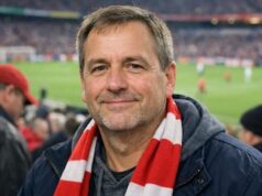 Todo visitante do estádio conhece esse homem. O nome dele é Johan e provavelmente ele está sentado ao seu lado.