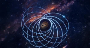 Um buraco negro e uma estrela de nêutrons colidiram em uma estranha órbita oval