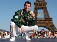 Ginástica: o campeão olímpico Rhys McClenaghan deve retornar ao cavalo com alças após lesão