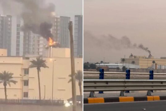 A Embaixada dos EUA em Bagdá foi atingida por um ataque de mísseis